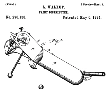 Liberty Walkups 1884 patent.