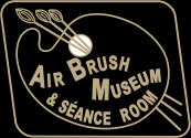 The Airbrush Museum logo is fashioned after the logo on the Liberty Walkup airbrush, an homage. - Airbrush history from The Airbrush Museum featuring Paasche, Wold, Walkup, Iwata, Aerograph, Badger,  and  more! Graphic created using Adobe Illustrator.