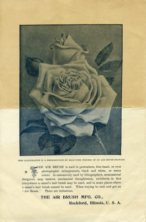 Page 4 of the 1890's Air Brush Mfg. Co. Brochure.