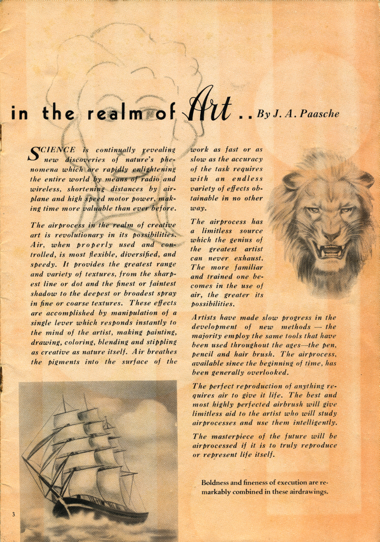 The 1932 version of the Paasche AB "Turbo."