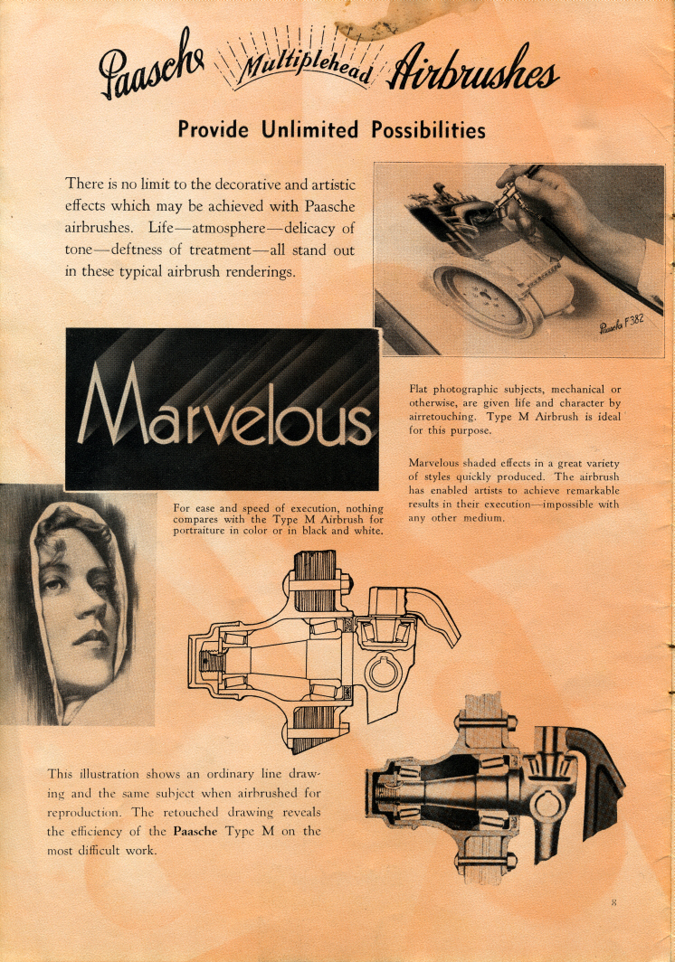 The 1932 version of the Paasche AB "Turbo."