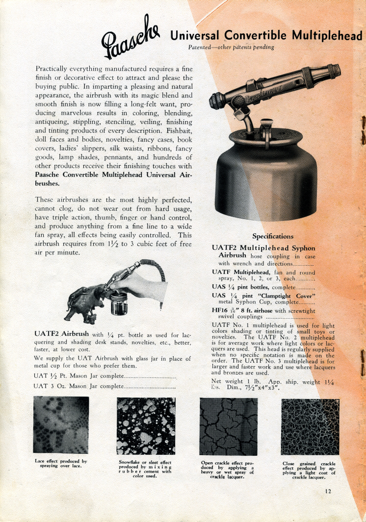 The 1932 version of the Paasche Catalog