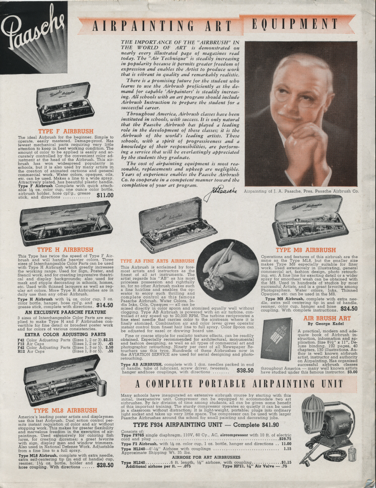 The 1941 Paasche Flyer/Catalog.