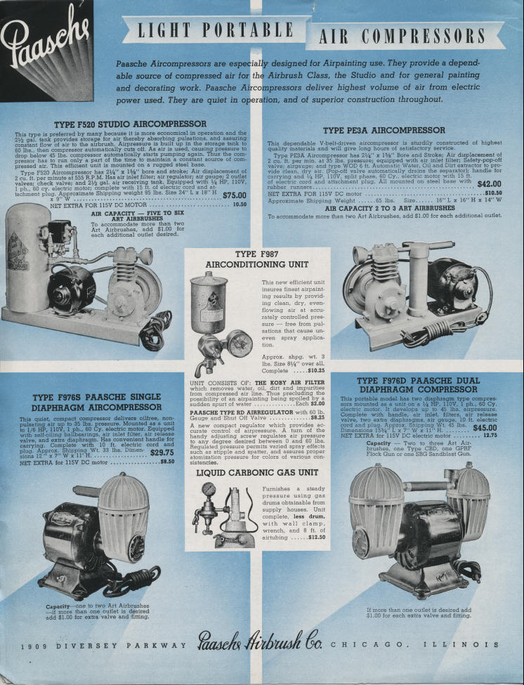 The 1941 Paasche Flyer/Catalog.