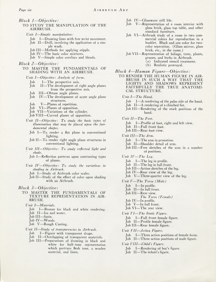 Back to the Paasche 1942 "Airbrush Art" Index Page - Airbrush history from The Airbrush Museum featuring Paasche, Wold, Walkup, Iwata, Aerograph, Badger,  and  more!