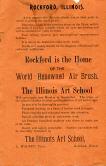 Inside Back Cover of the 1892 Air Brush Journal magazine by Liberty Walkup & the Air Brush Mfg. Co.