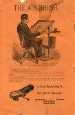 Back Cover of the 1892 Air Brush Journal magazine by Liberty Walkup & the Air Brush Mfg. Co.